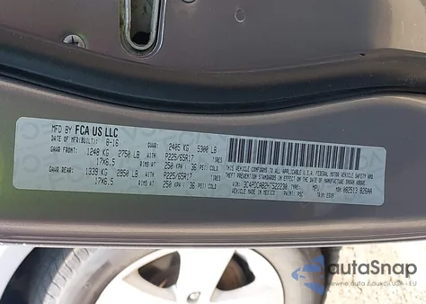 2017 Dodge Journey Se from USA, damaged, VIN 3C4PDCAB2HT522230